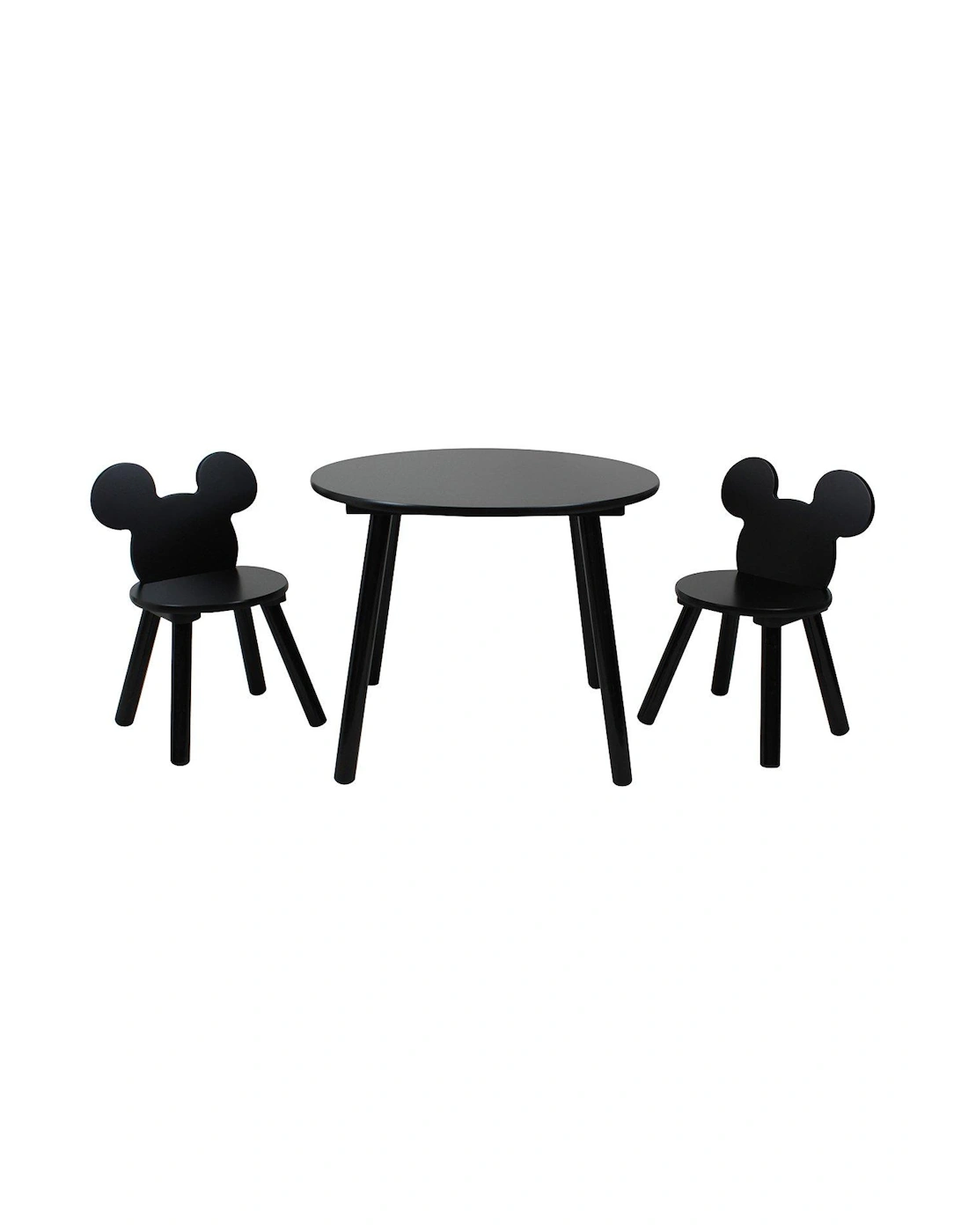 Mickey Mouse Toddler Table and 2 Chair Set - Black