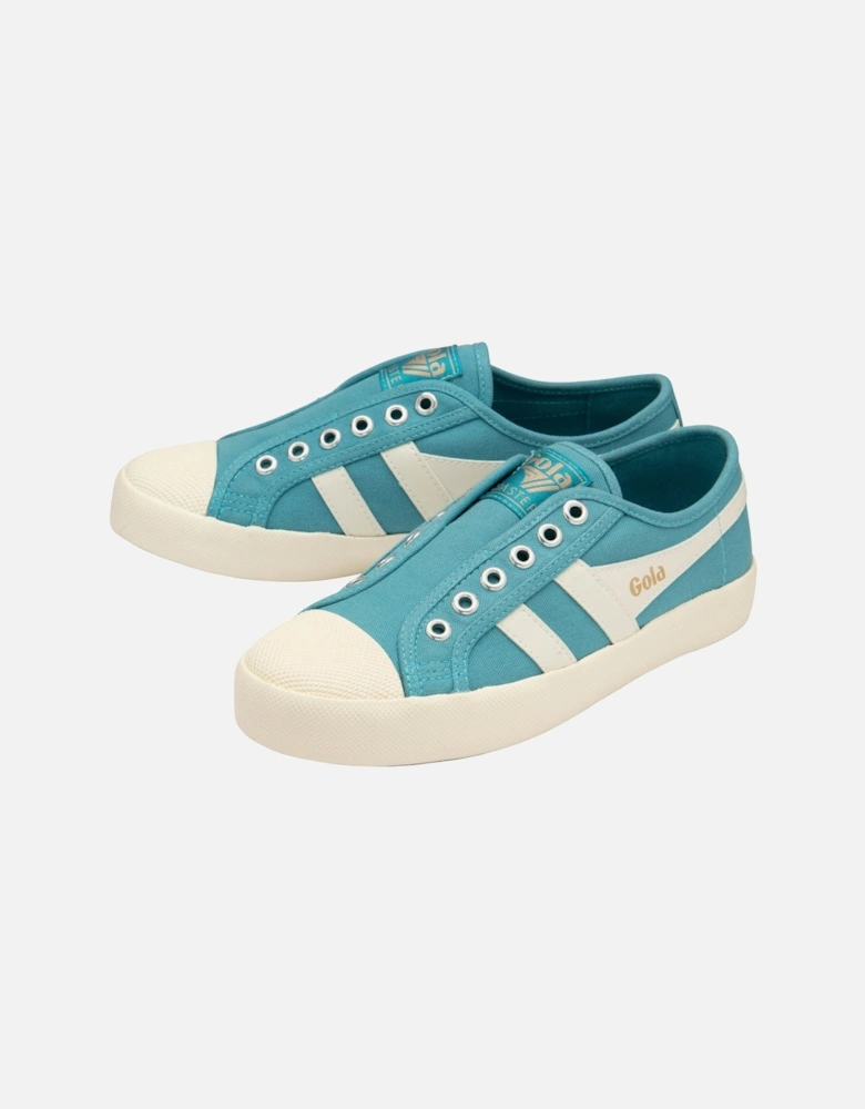 Coaster Slip Womens Canvas Trainers
