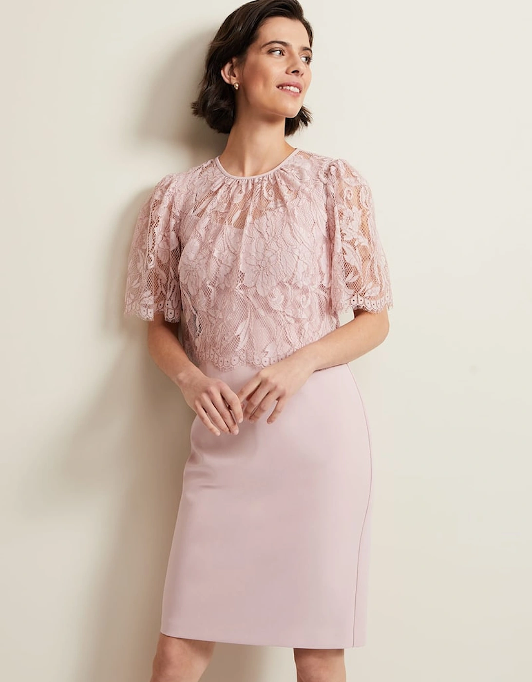 Lynette Lace Double Layer Dress, 2 of 1