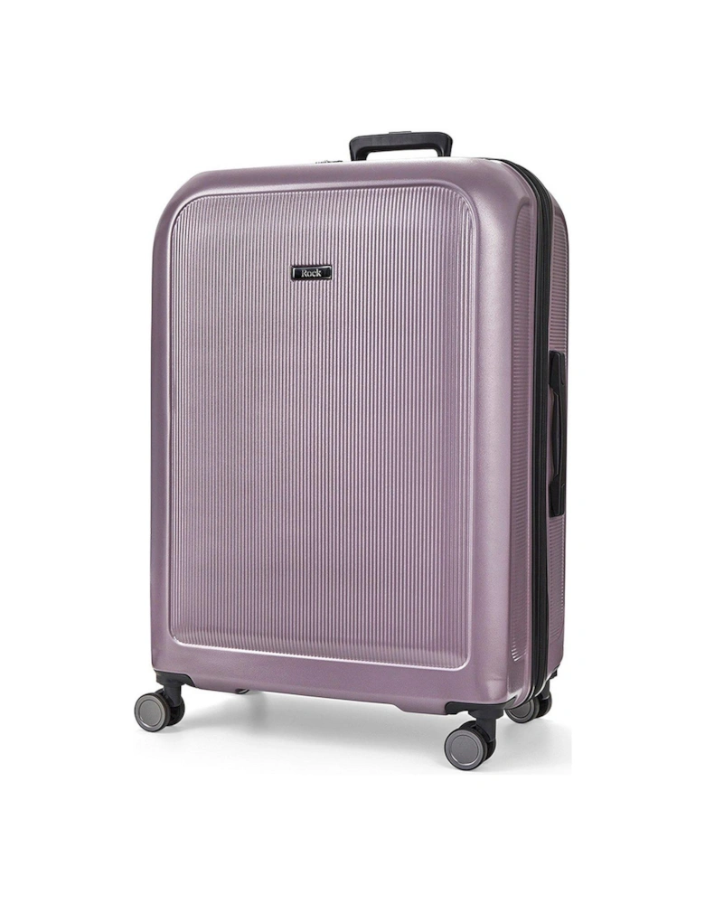 Austin 8 wheel Hardshell PP Large Suitcase with TSA lock -Purple