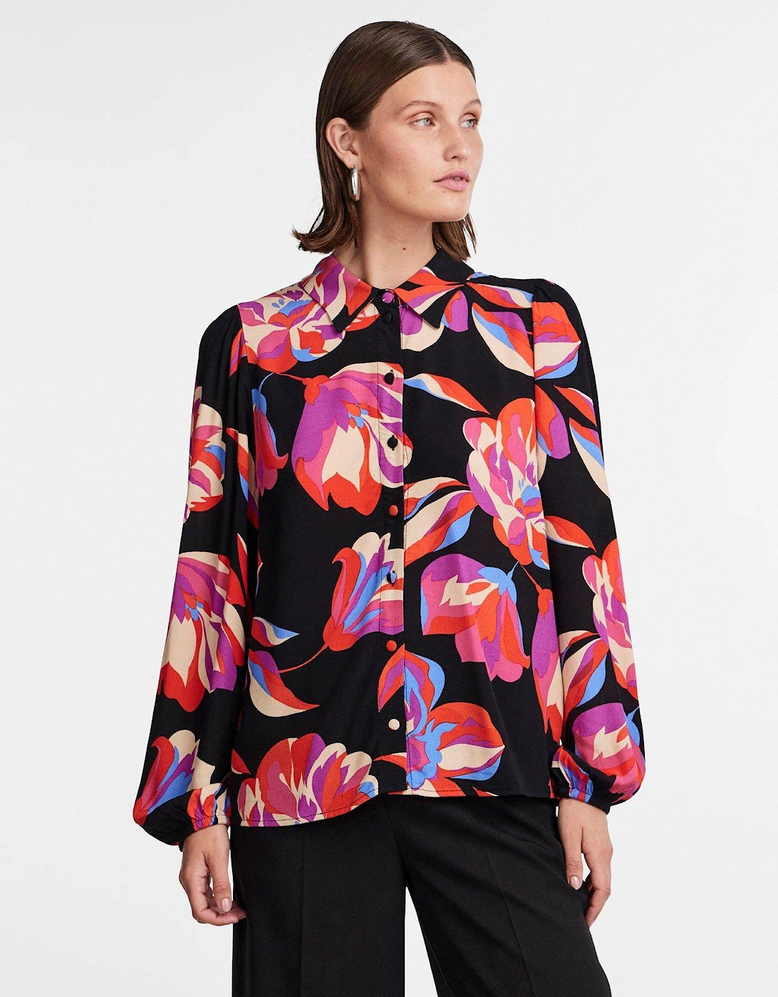 Fima Long Sleeve Floral Shirt - Multi, 3 of 2