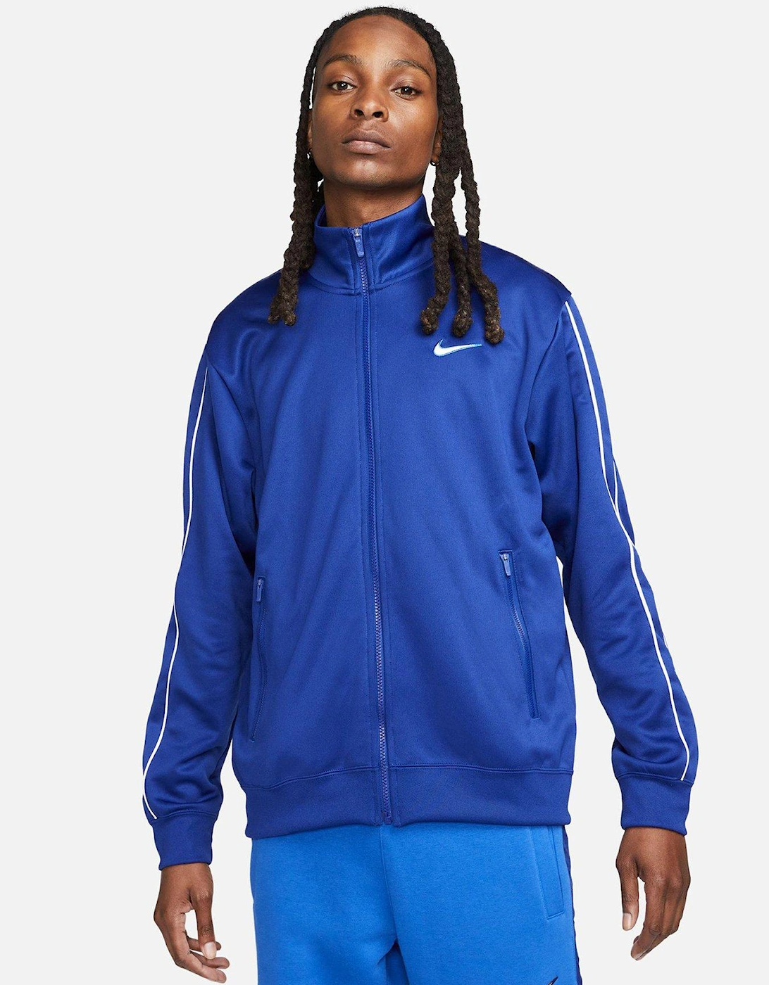 Polyester Track Top - Blue, 3 of 2
