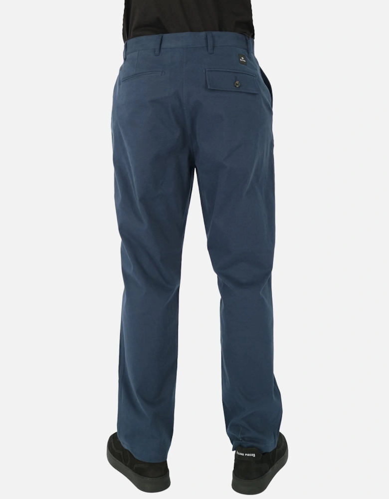 Loose Fit Navy Tailored Chino Trouser