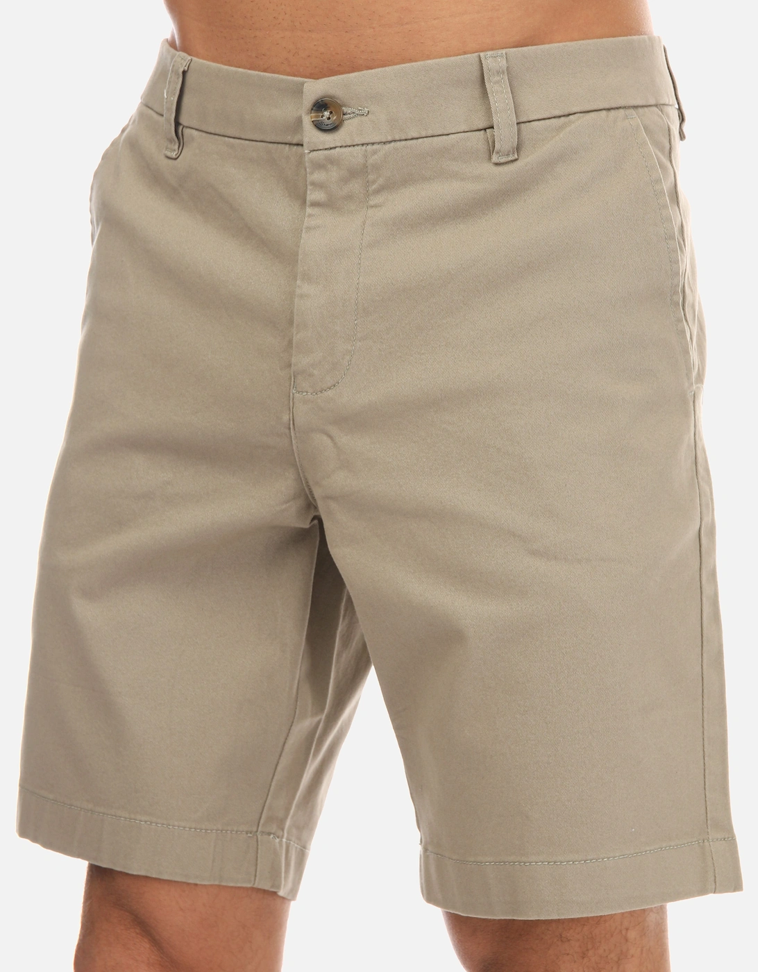 Mens Slim Fit Stretch Chino Shorts, 4 of 3