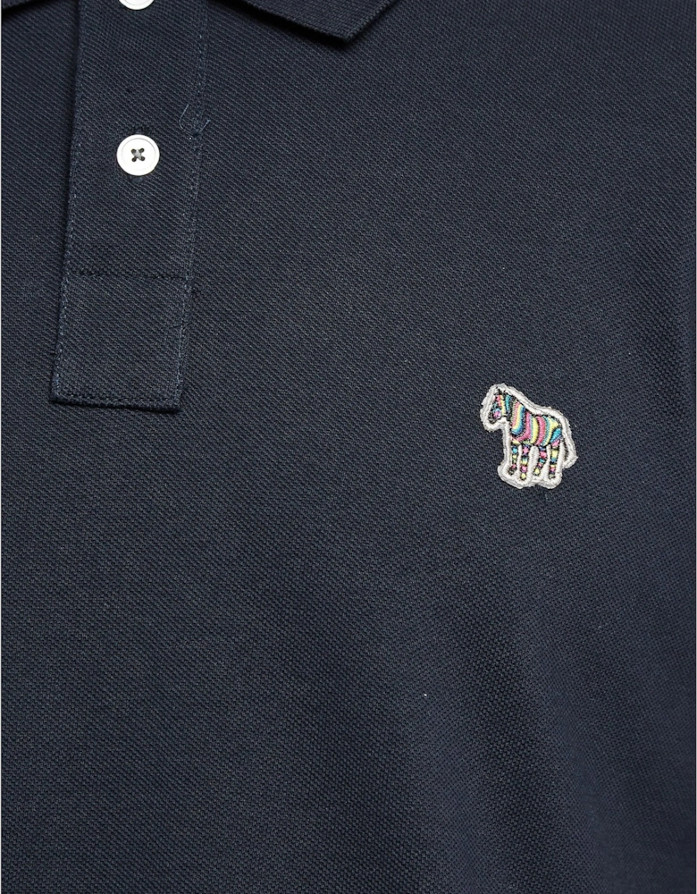 Mens Basic Zebra Logo Polo Shirt