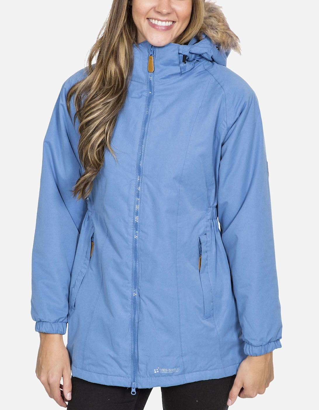 Womens Celebrity Fleece Lined Parka Jacket