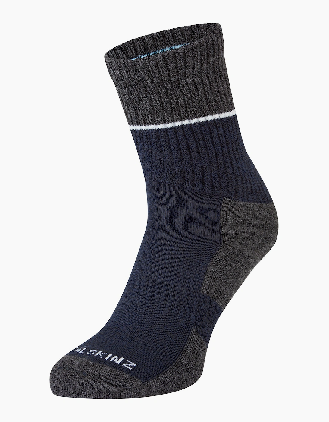 Sealskinz Men's Blue Solo Quick Drying Temperature Regulating Mid Length Sock  8/5/5.5/6/7/6.5/7.5/4/2.5/4.5/3.5/3 S