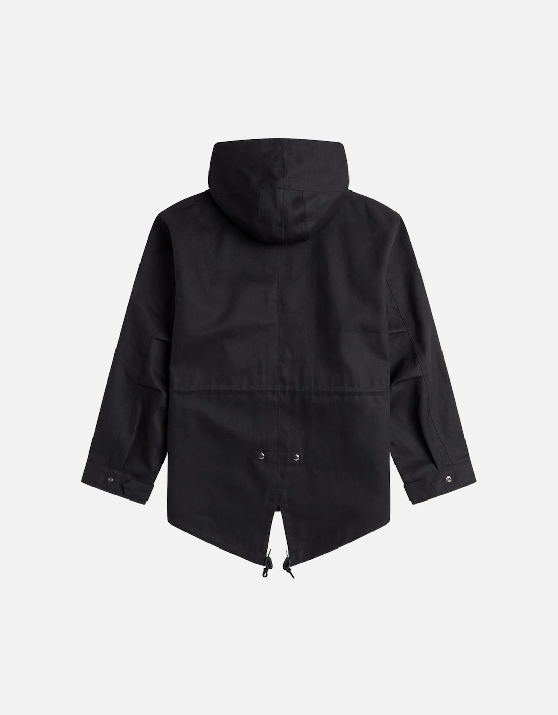 J1541 102 Heavy Twill Black Parka Jacket