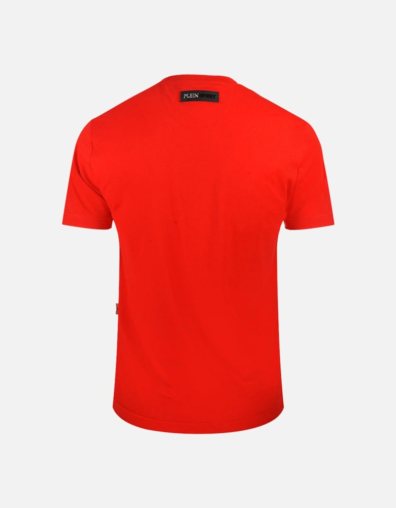 Plein Sport Scribble Layer Logo Red T-Shirt