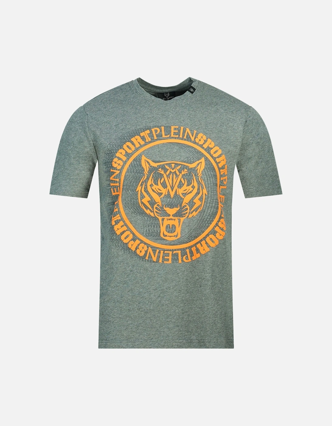 Plein Sport Scribble Layer Logo Grey T-Shirt, 3 of 2