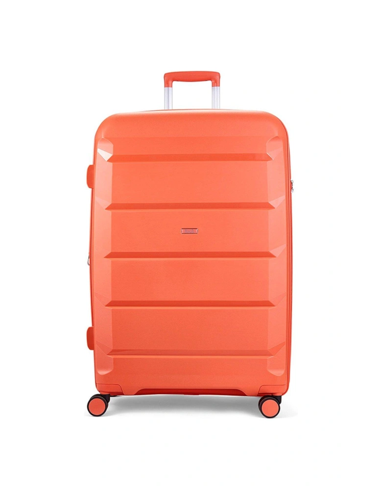Tulum Hardshell 8-wheel spinner Large Suitcase -Peach Echo