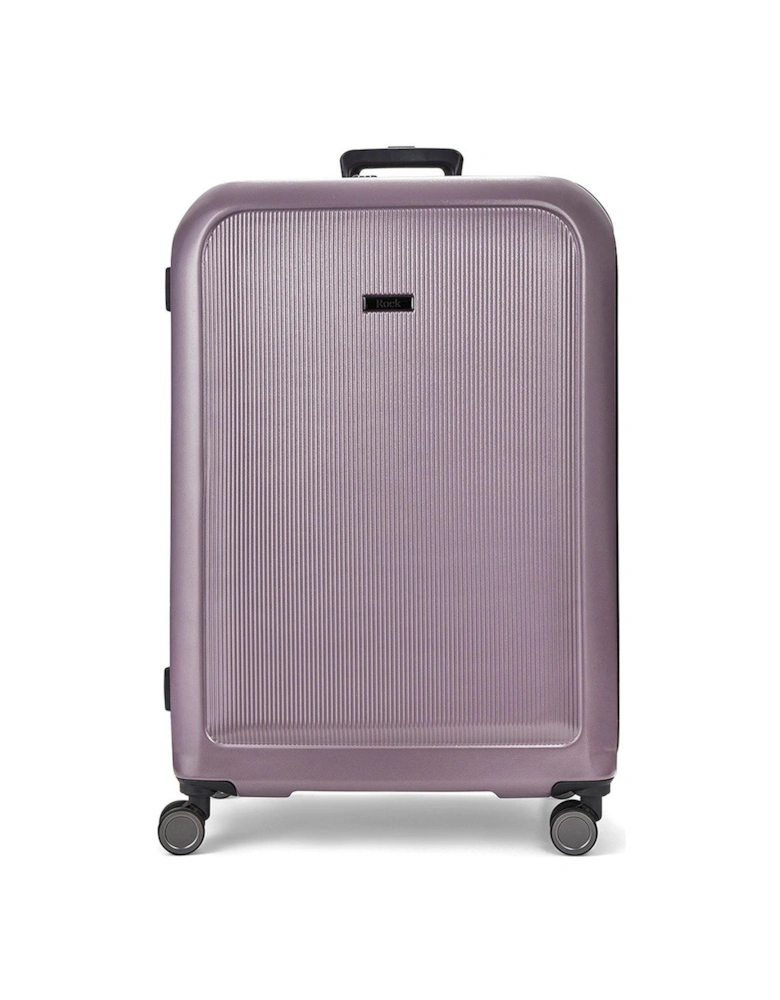 Austin 8 wheel Hardshell PP Large Suitcase with TSA lock -Purple