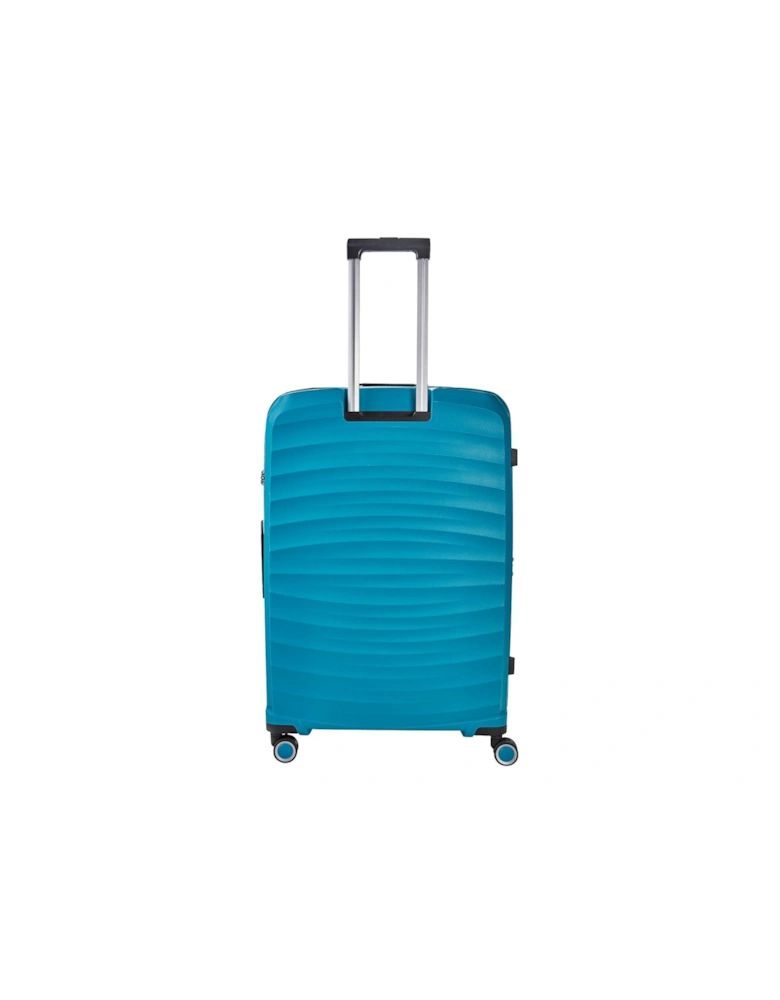 Sunwave Large 8-Wheel Suitcase - Blue