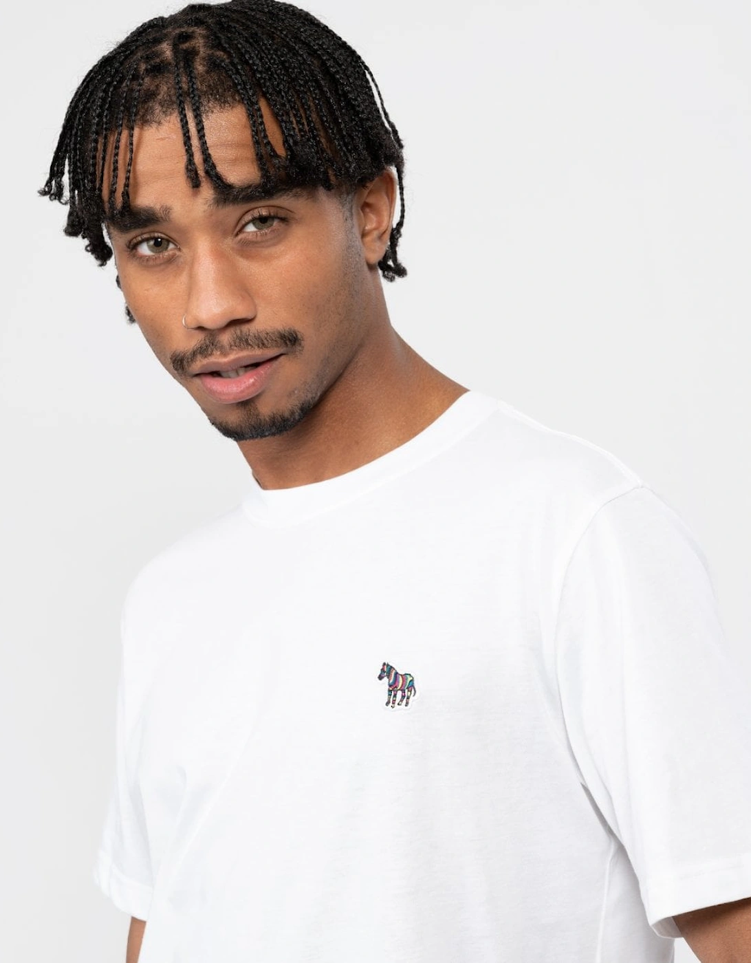 PS Mens Regular Fit Short Sleeve Zebra Logo T-Shirt