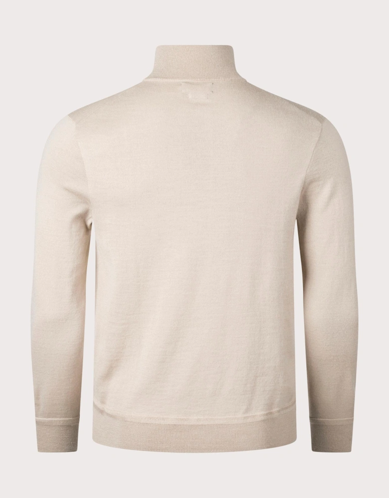 Quarter Zip Yarn Jumper
