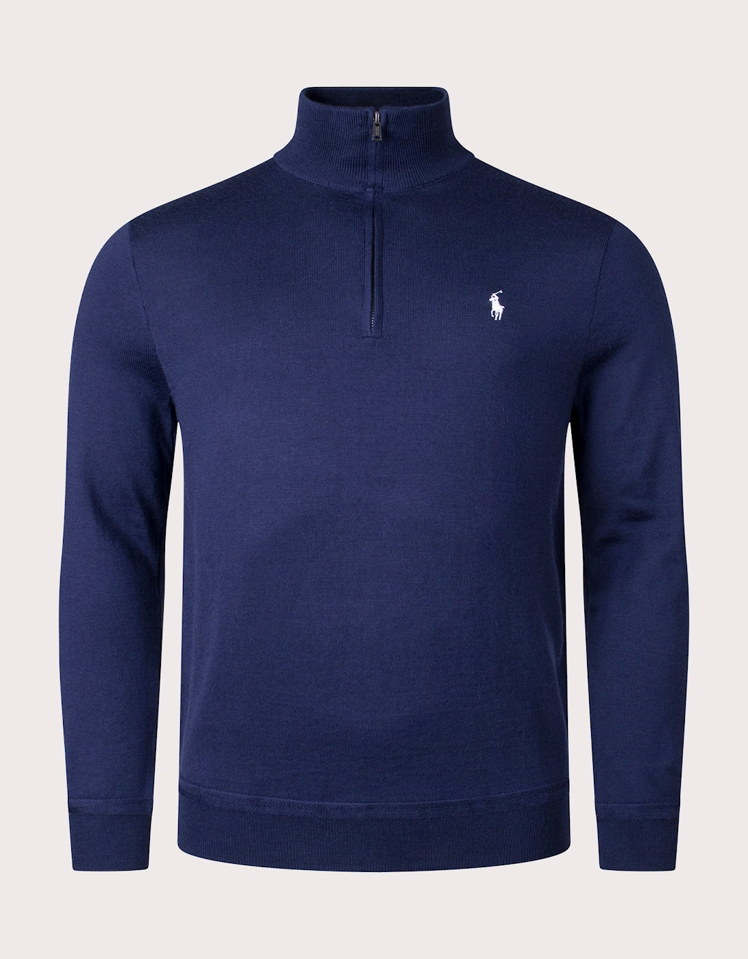 Quarter Zip Yarn Jumper, 4 of 3