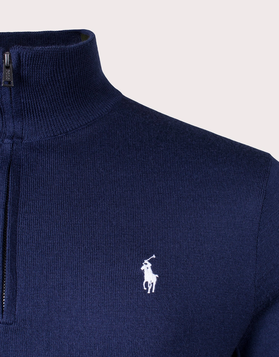 Quarter Zip Yarn Jumper