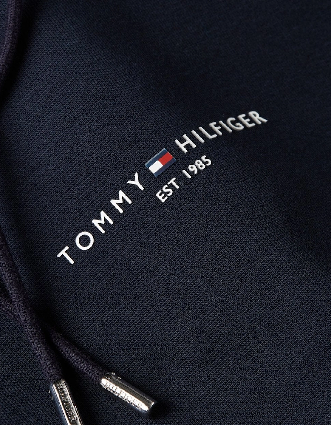 Tommy Logo Tipped Mens Hoodie