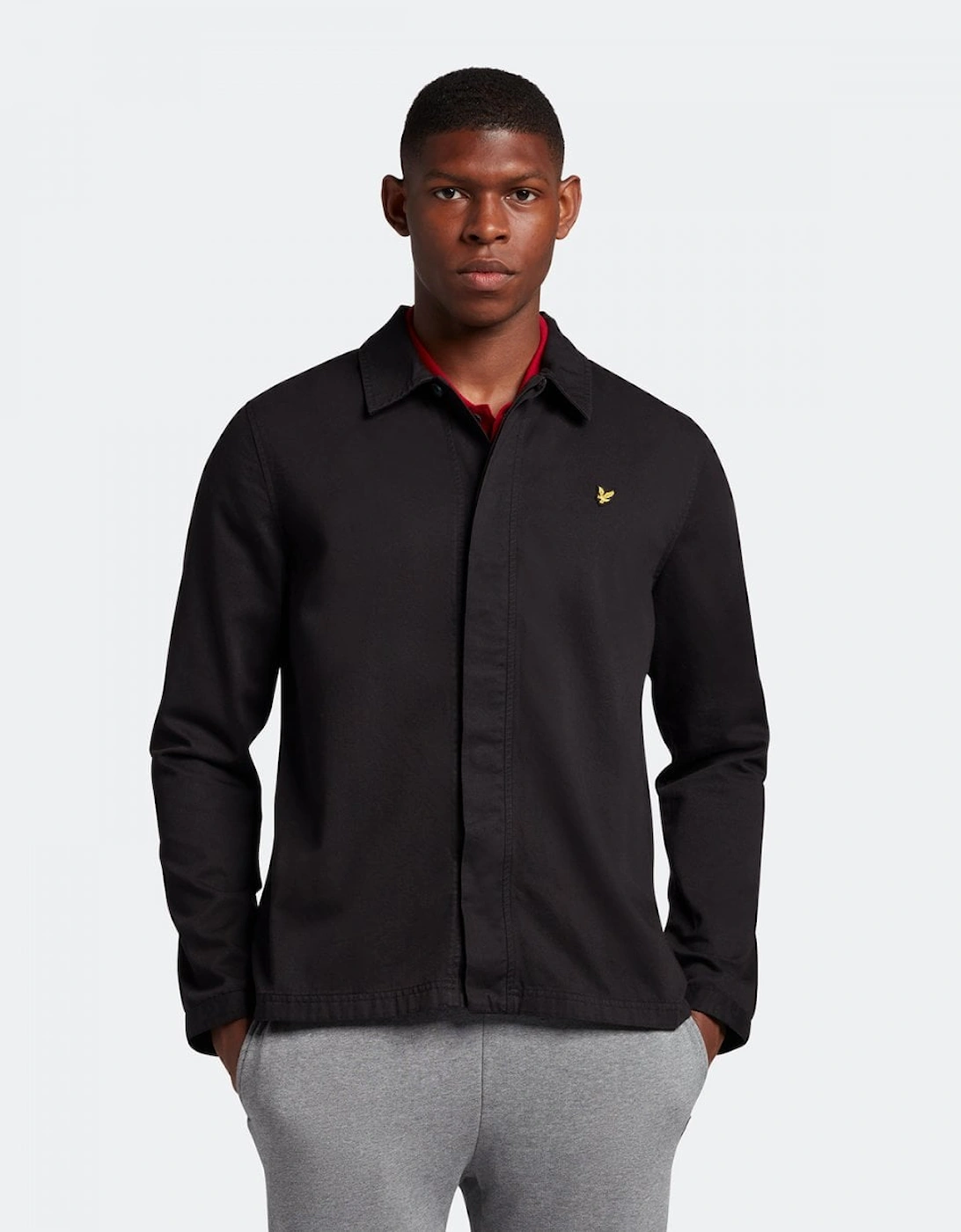 Lyle & Scott Mens Washed Drill Overshirt, 6 of 5