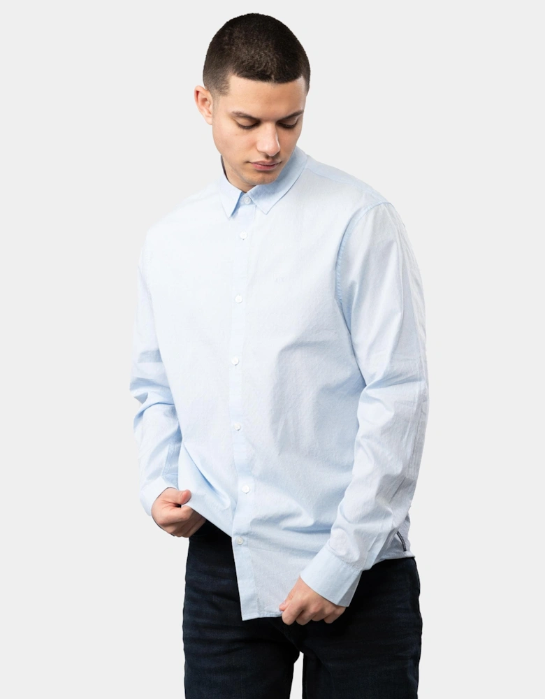 A|X Embroidered Monogram Mens Long Sleeved Shirt