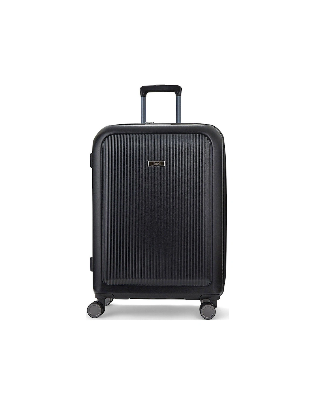 Austin 8 wheel Hardshell PP Large Suitcase with TSA lock -Black
