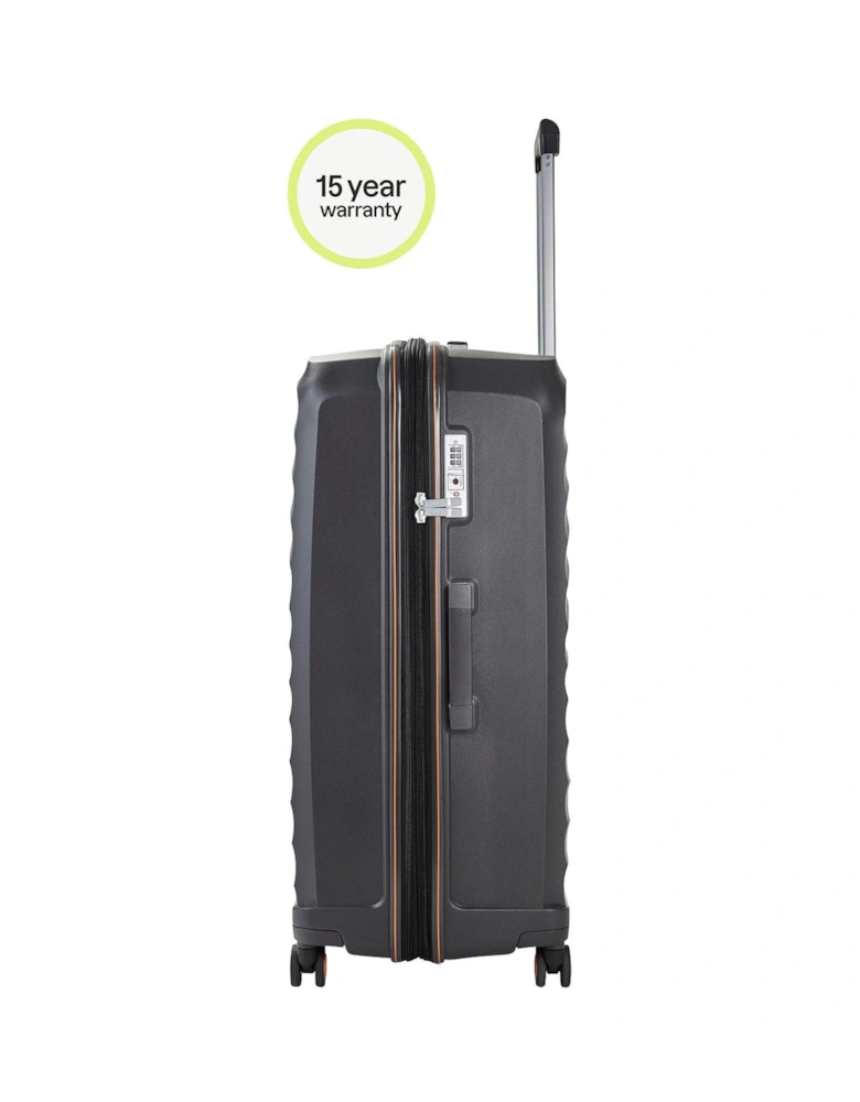 Sunwave 8-Wheel Suitcases - 3 piece Set - Charcoal
