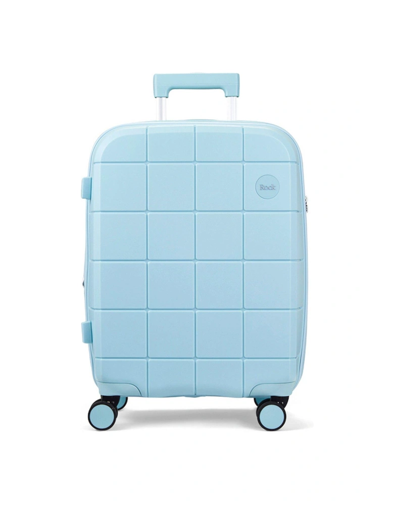 Pixel 8-Wheel Hardshell Small Suitcase with TSA lock - Pastel Blue