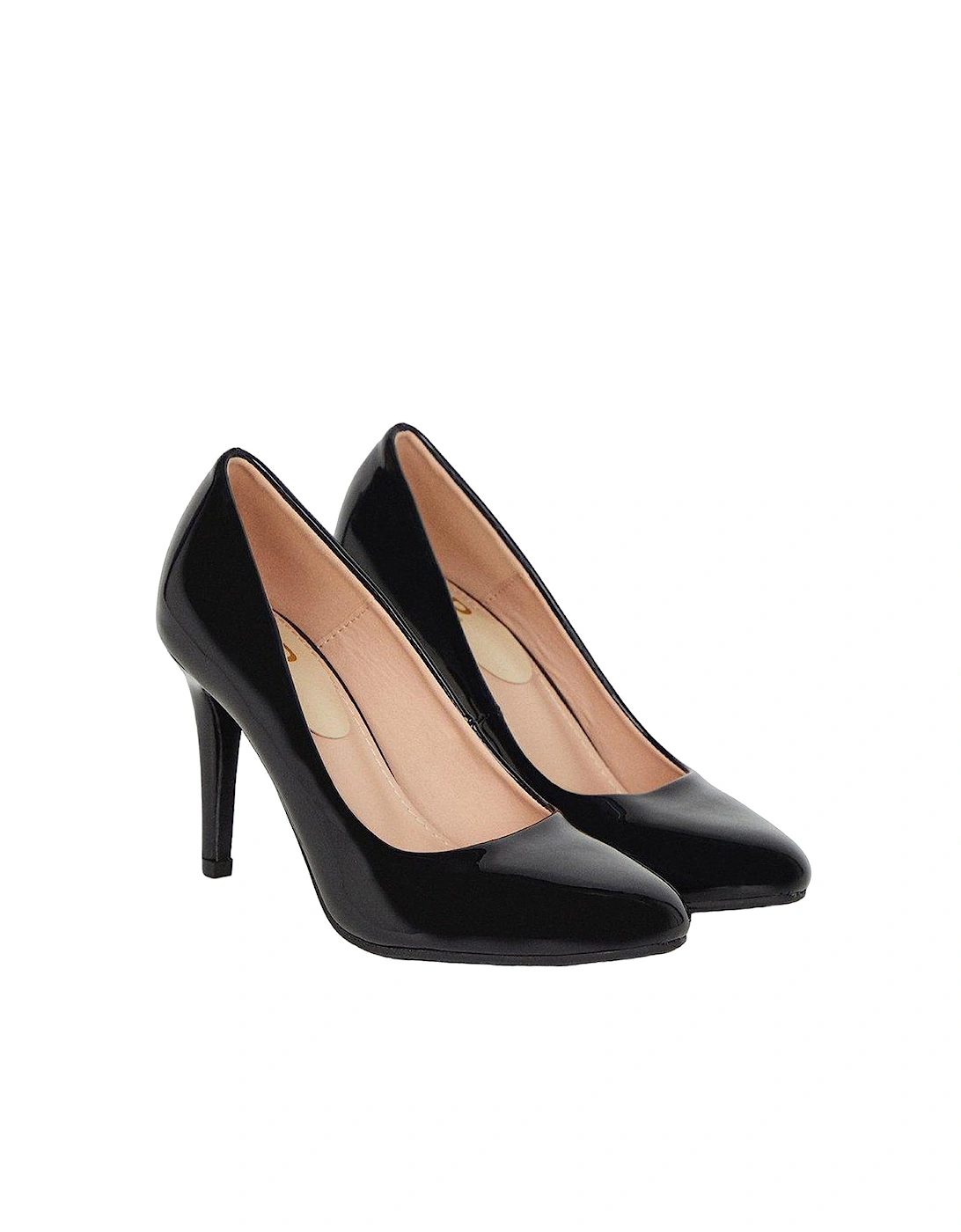 Womens/Ladies Dana Round Toe Stiletto Heel Court Shoes, 5 of 4