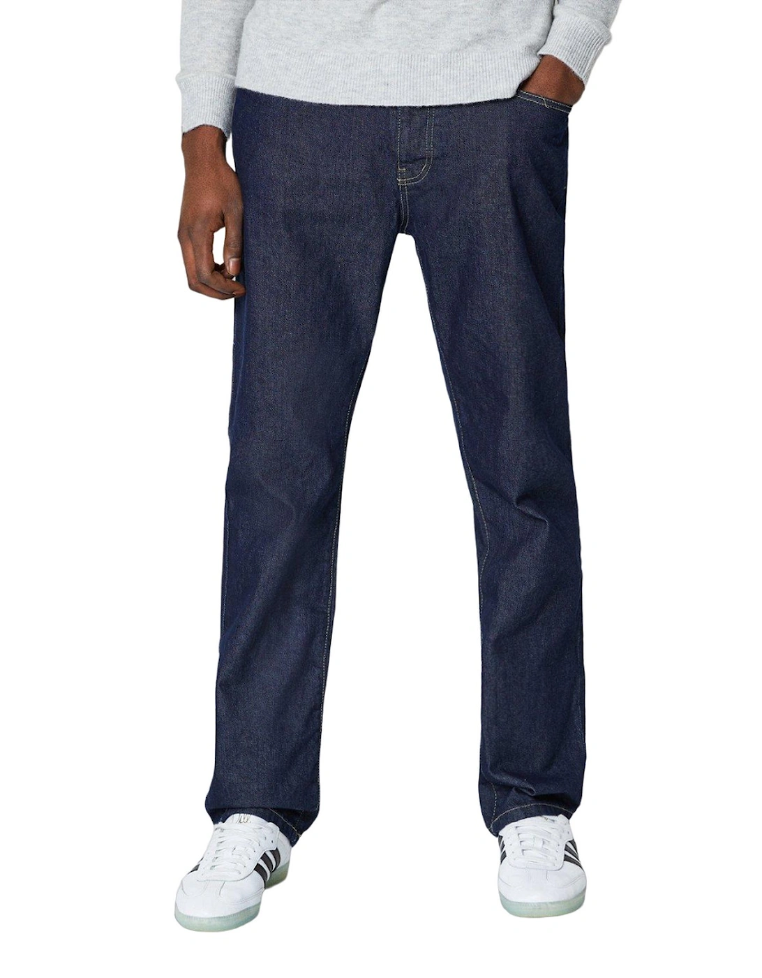 Mens Rinse Straight Jeans, 5 of 4
