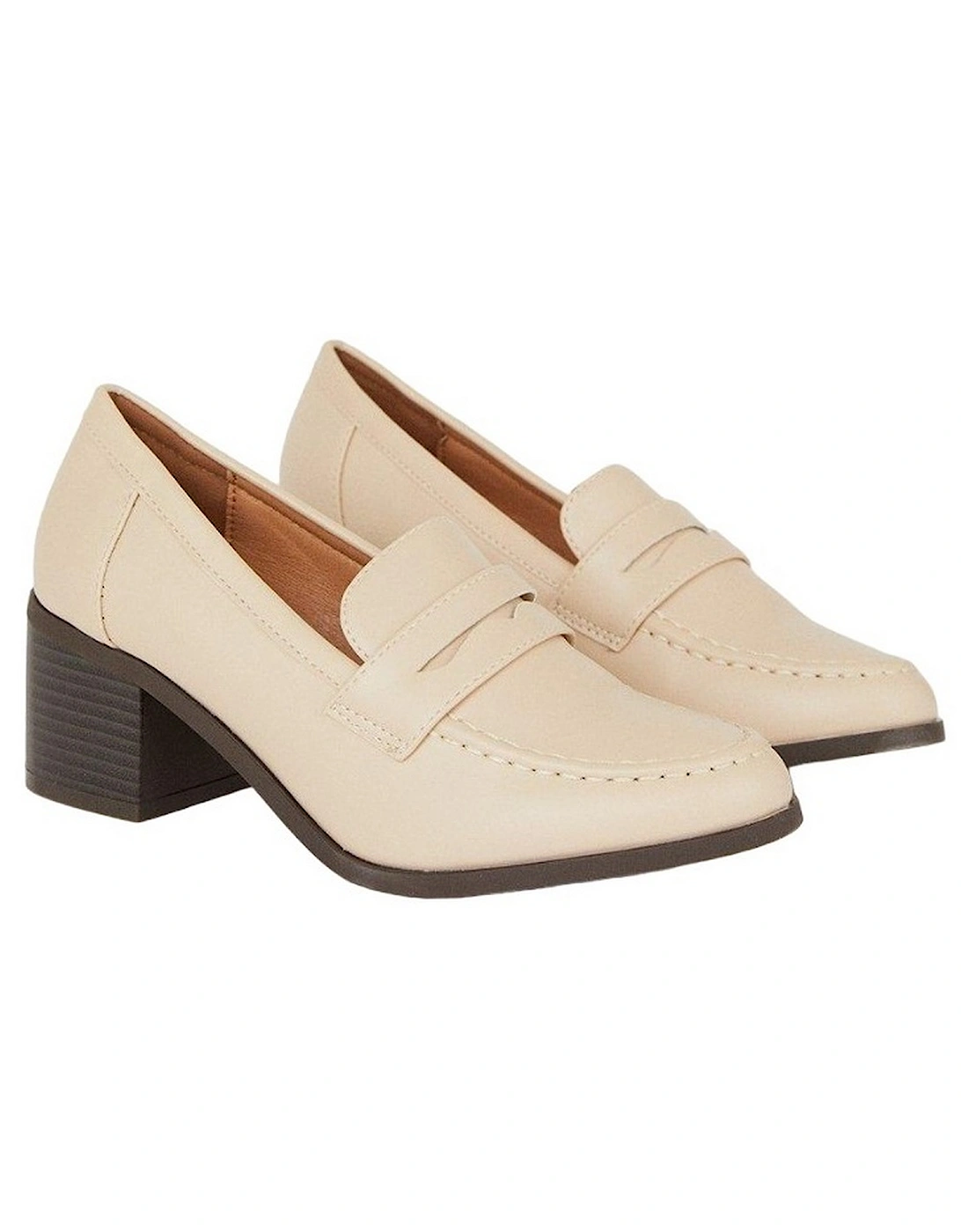 Womens/Ladies Lora Heeled Loafers, 3 of 2