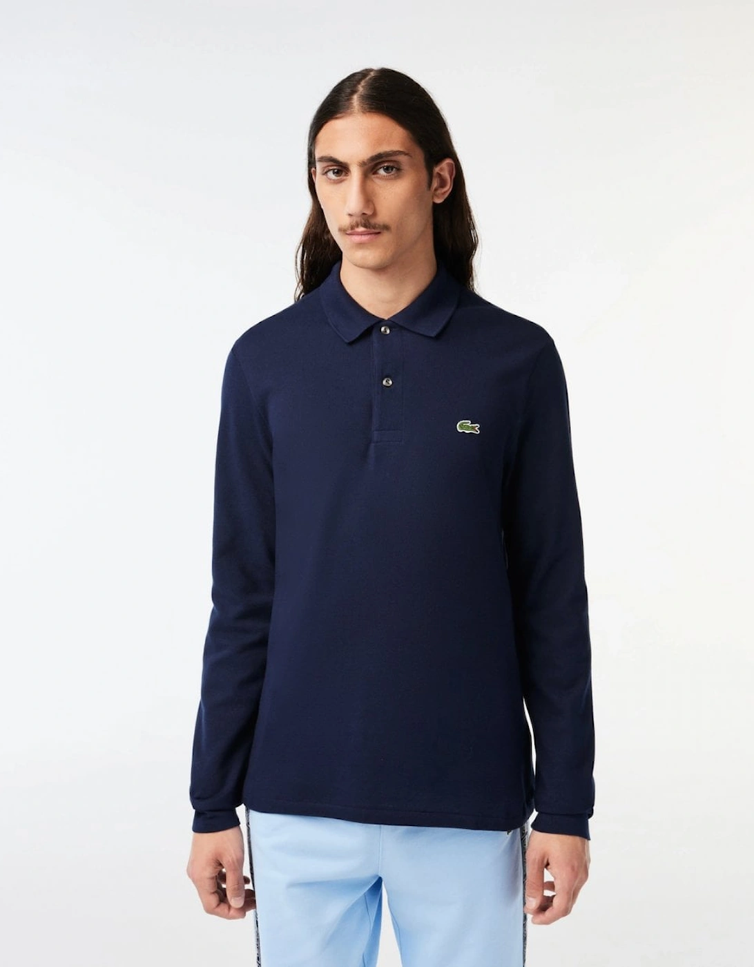 Original L.12.12 Mens Long Sleeve Cotton Polo Shirt, 4 of 3