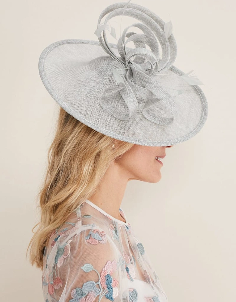 Layered Bow Disc Fascinator