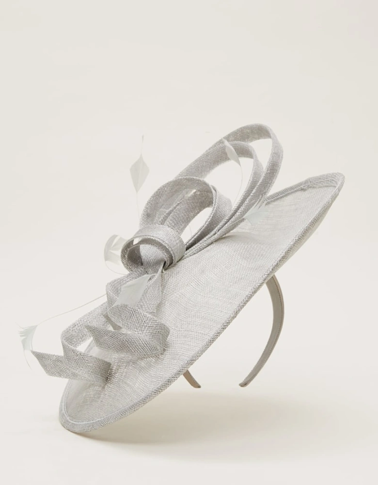Layered Bow Disc Fascinator