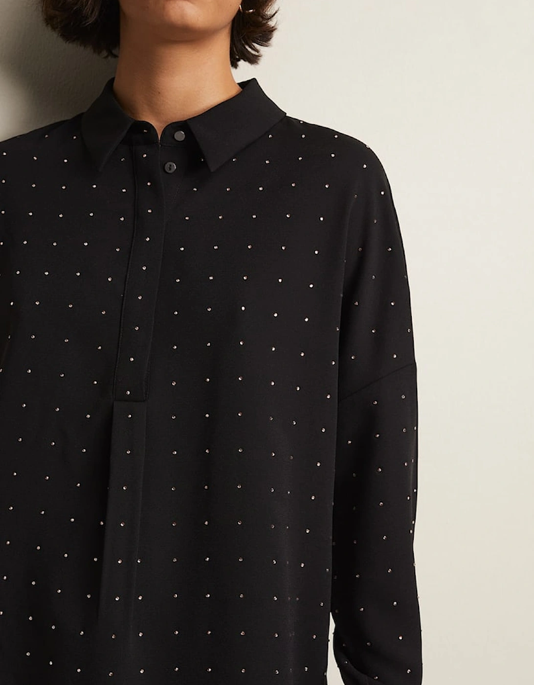 Elowen Embellished Longline Shirt