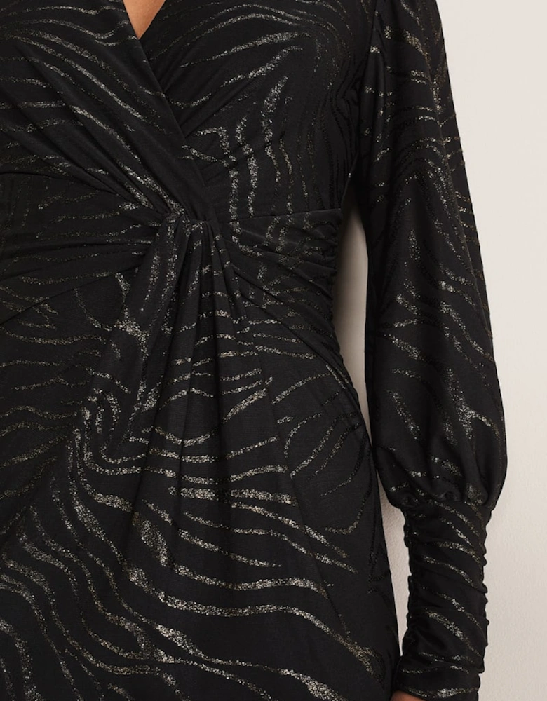 Eve Shimmer Jersey Dress