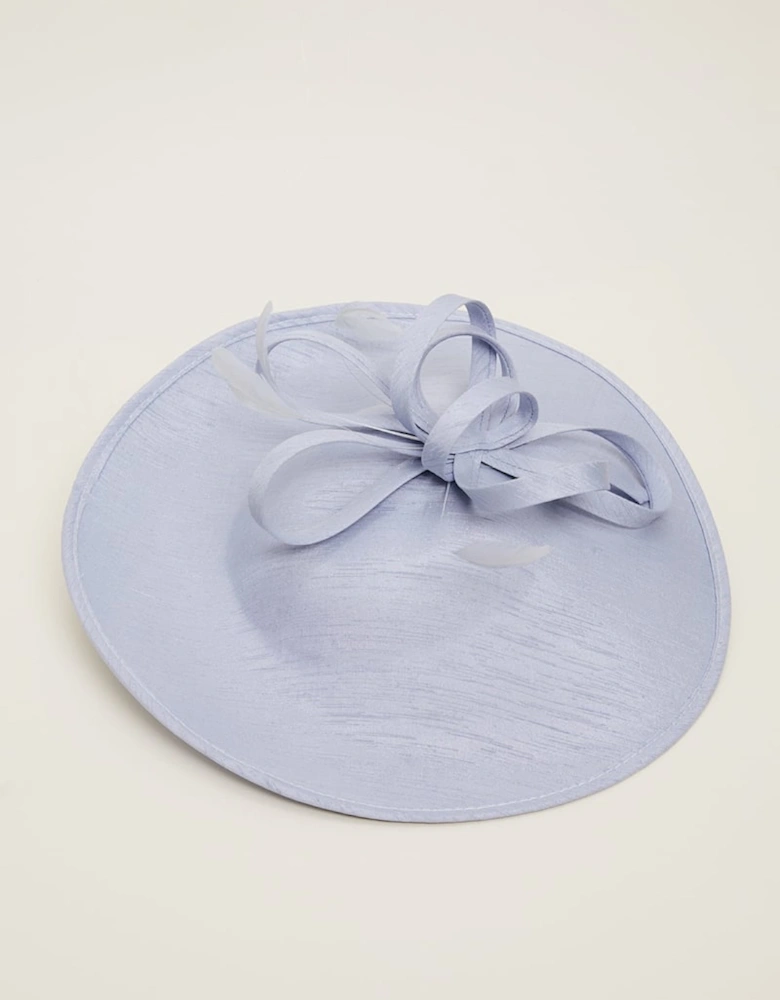 Shantung Oval Disc Fascinator