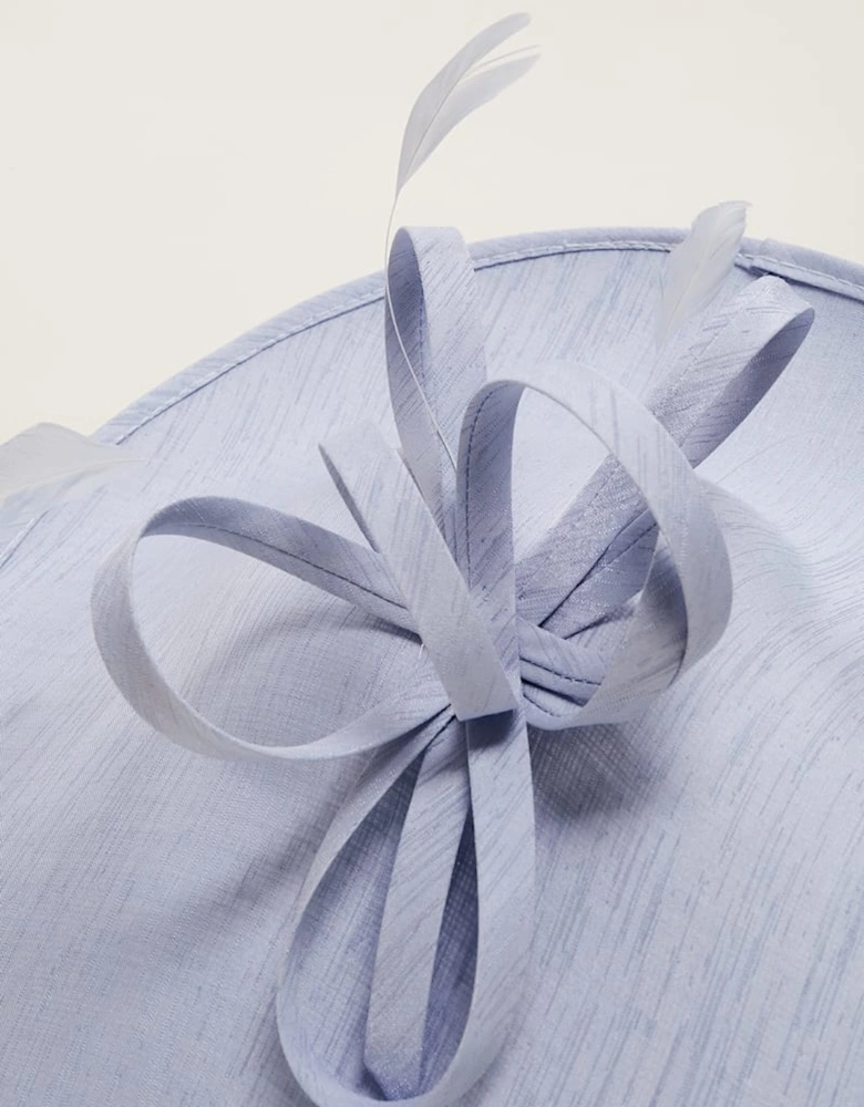 Shantung Oval Disc Fascinator