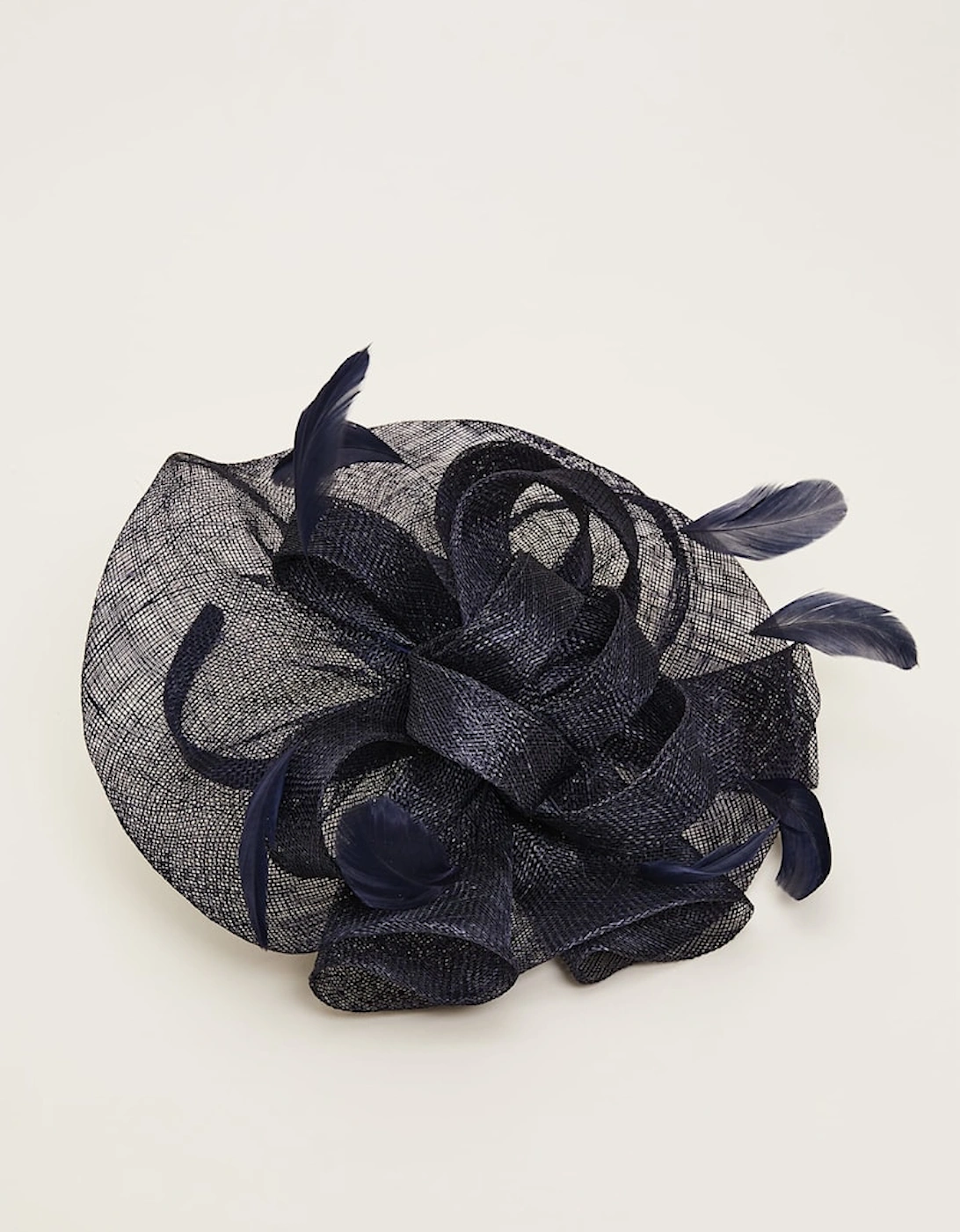 Navy Oversized Fascinator