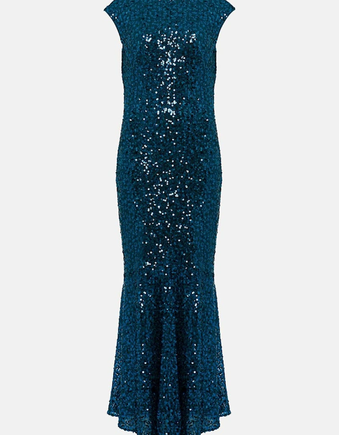 Haven Blue Sequin Maxi Dress