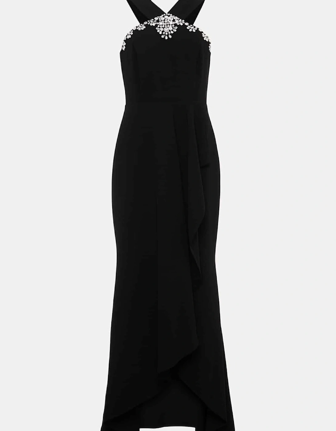 Danica Black Embellished Maxi Dress
