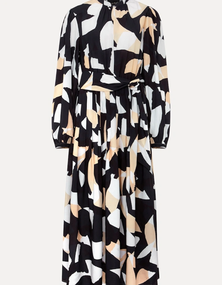 Callie Abstract Midi Dress