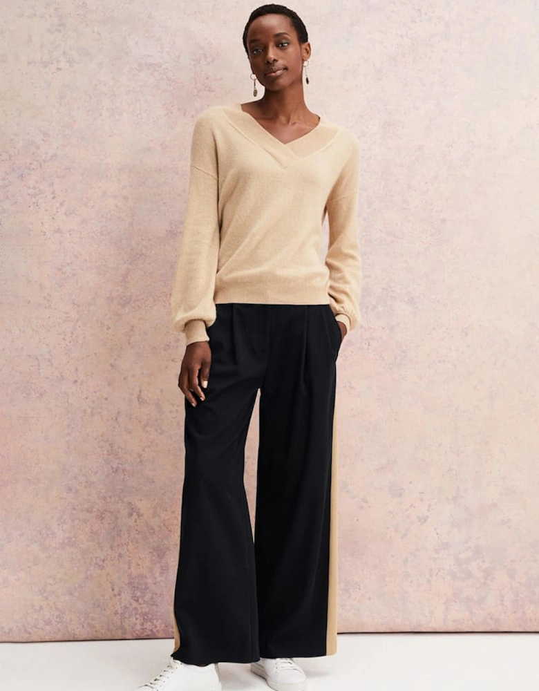 Ophelia Wool Cashmere V Neck Jumper