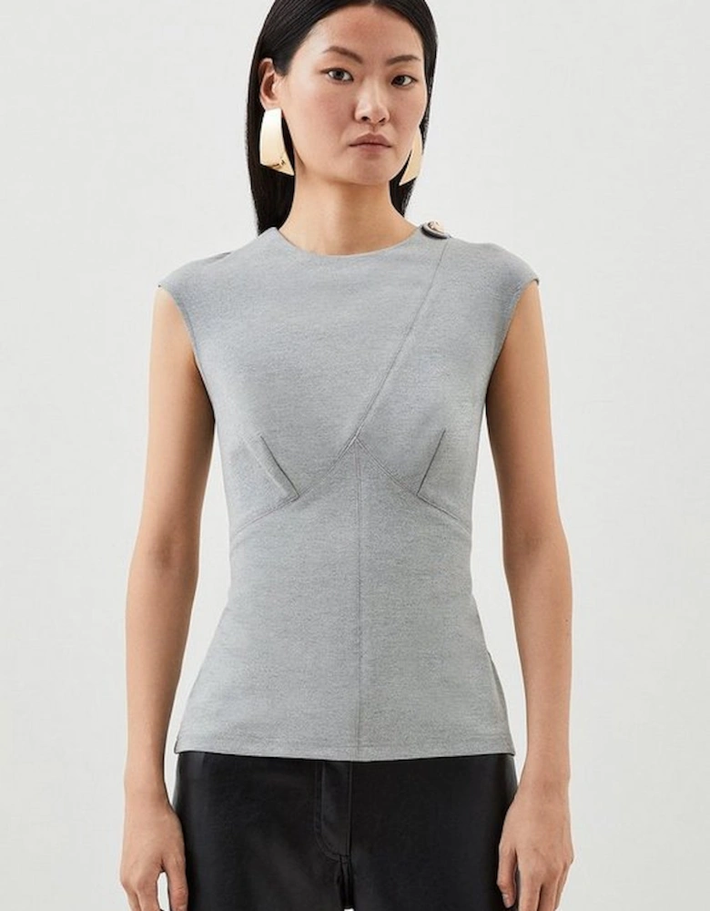 Ponte Structured Top