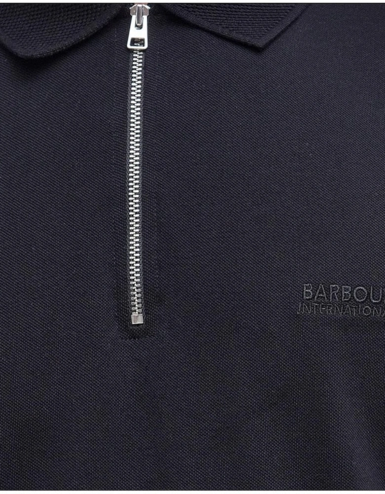 Barbour Men's Black Cylinder Polo Shirt