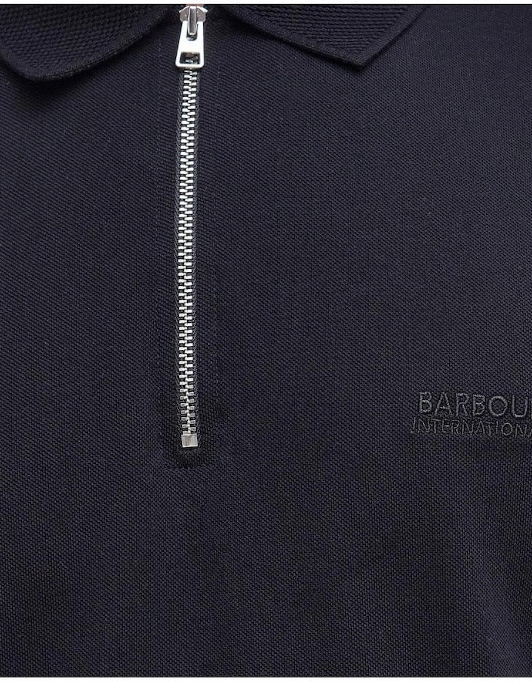 Barbour Men's Black Cylinder Polo Shirt