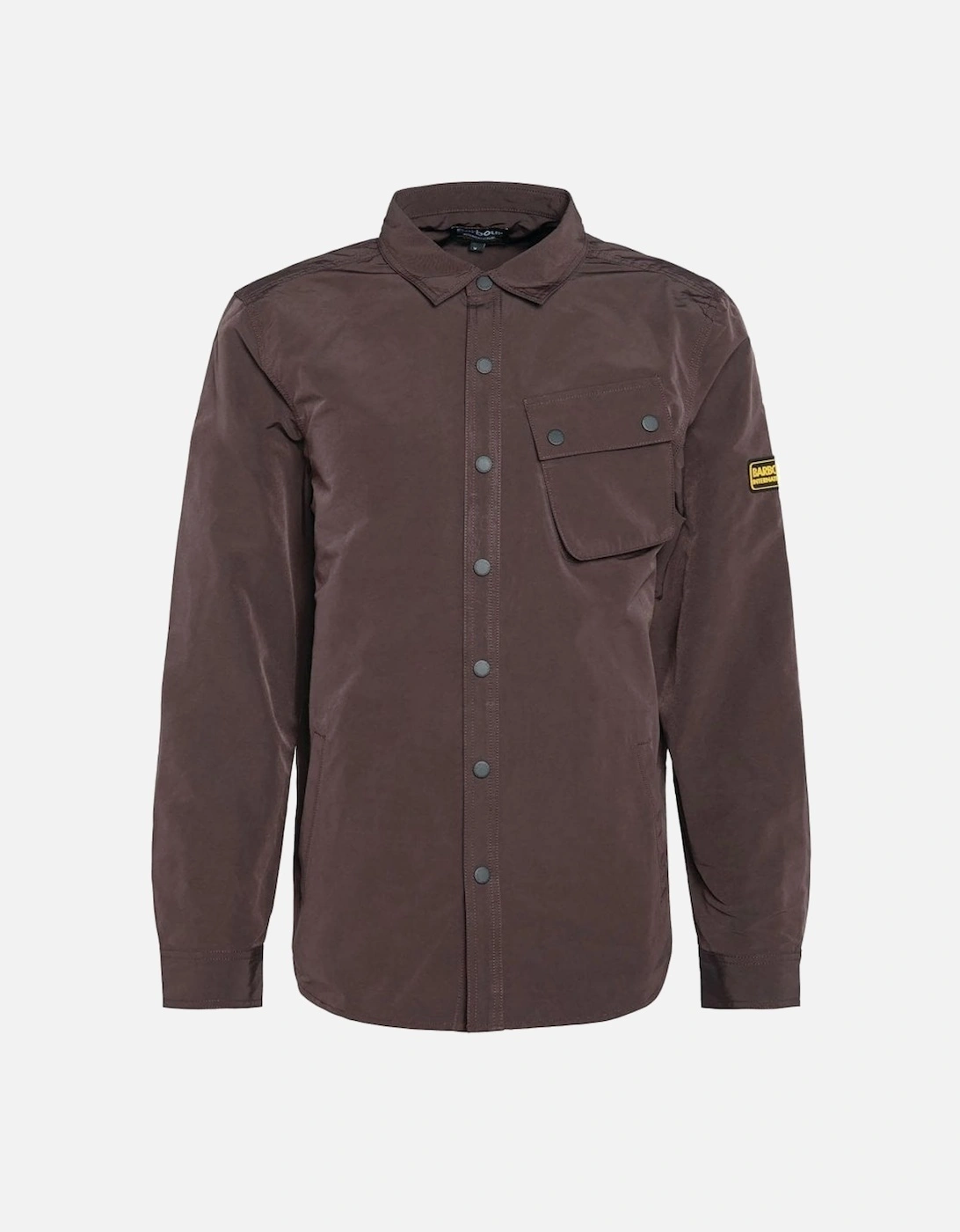 Men's Bitter Chocolate Control Overshirt, 5 of 4