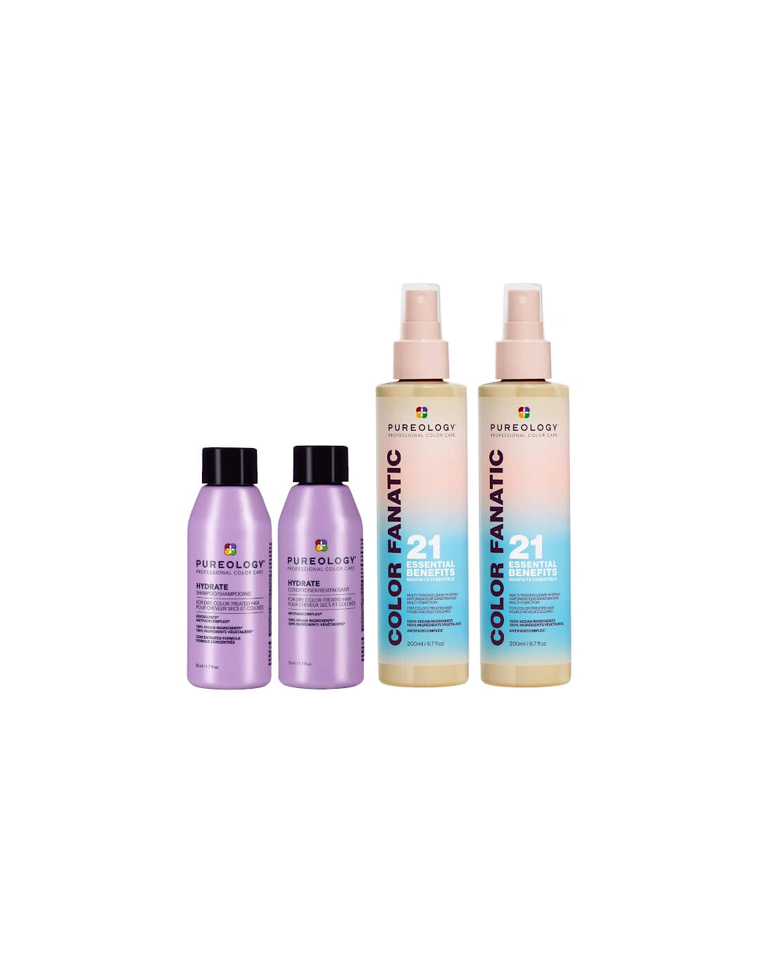 Color Fanatic Duo (2x 200ml) and Hydrate Mini Shampoo 50ml and Conditioner 50ml Routine for Dry Hair (Worth £72.46), 2 of 1