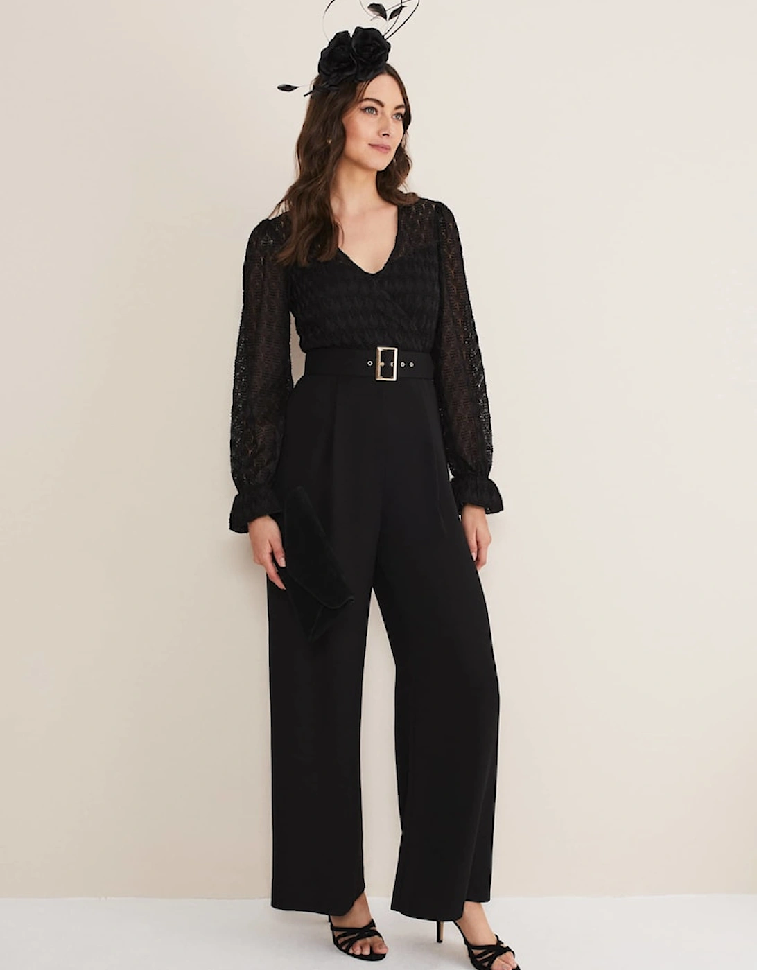 Carly Lace Long Sleeve Jumpsuit