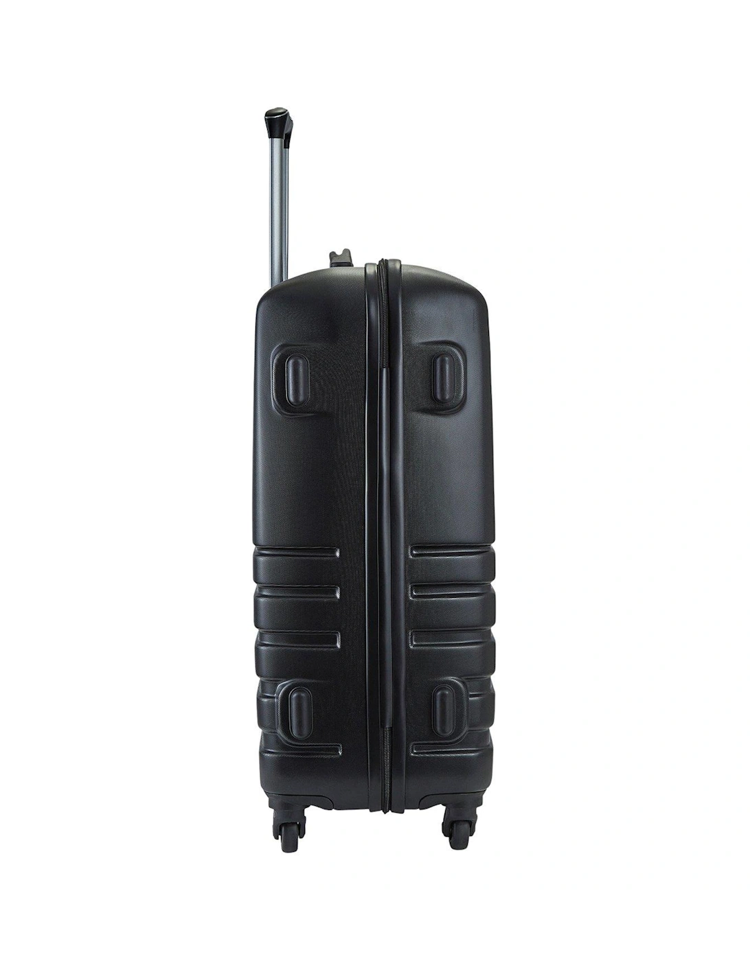 Byron 4 Wheel Hardsell Medium Suitcase - Black