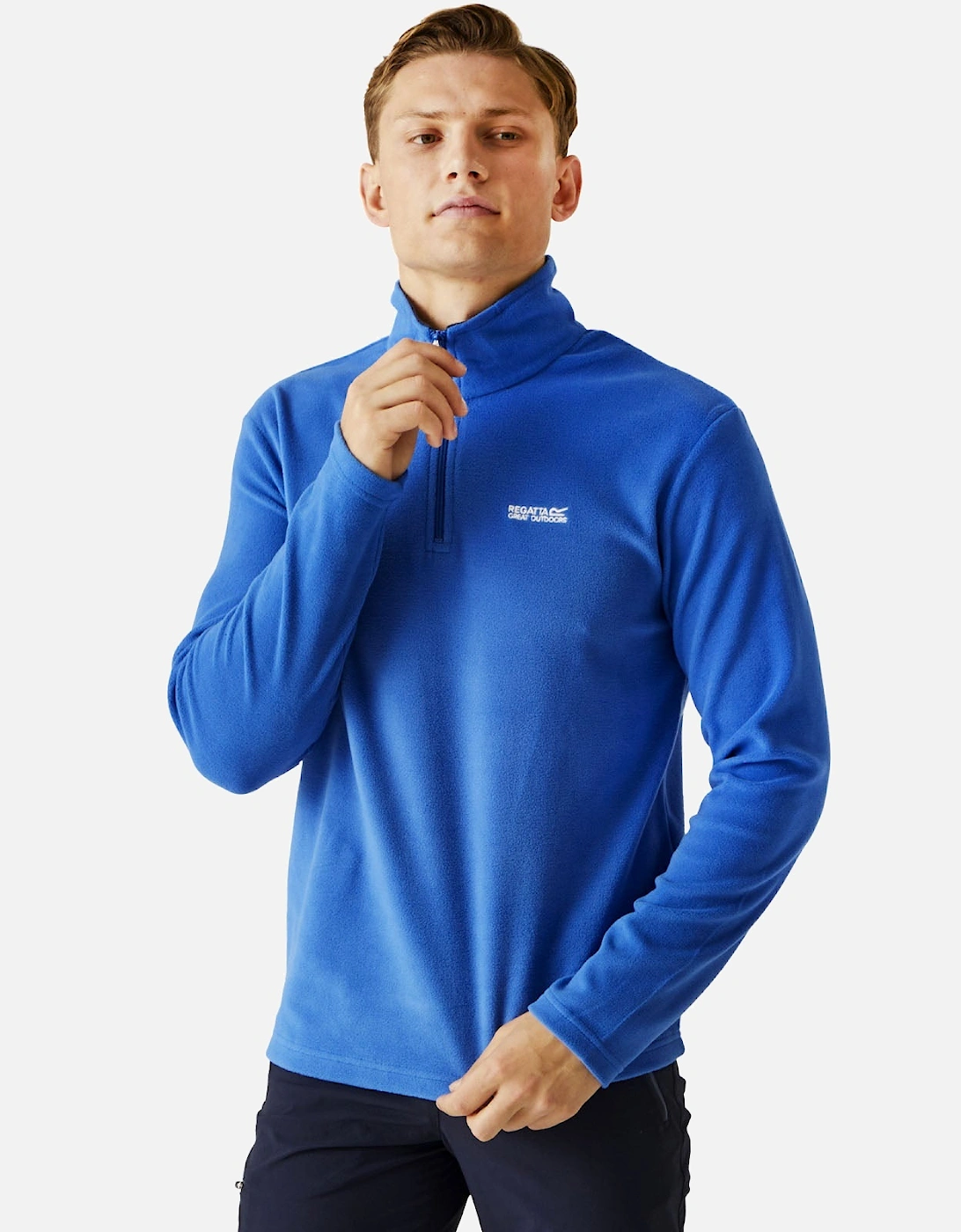 Mens Thompson Lightweight Half Zip Fleece, 52 of 51